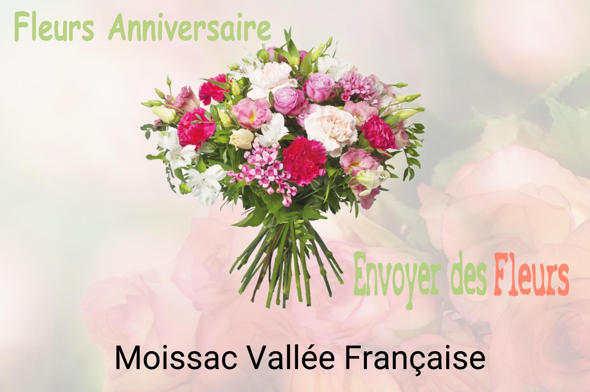 Bouquet de fleurs d’anniversaire livré à Moissac-Vallée-Française